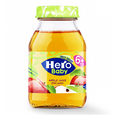 HERO BABY APPLE JUICE JAR 130 ML